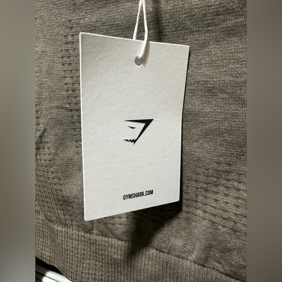 NWT Gymshark VITAL SEAMLESS 2.0 LONG SLEEVE CROP TOP-Brown - Picture 5 of 10